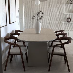 Eeggstone table שולחן פינת אוכל
